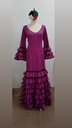 VESTIDO MARIQUILLA BUFANVILLA LUNAR NEGRO , MULTIVOLANTE