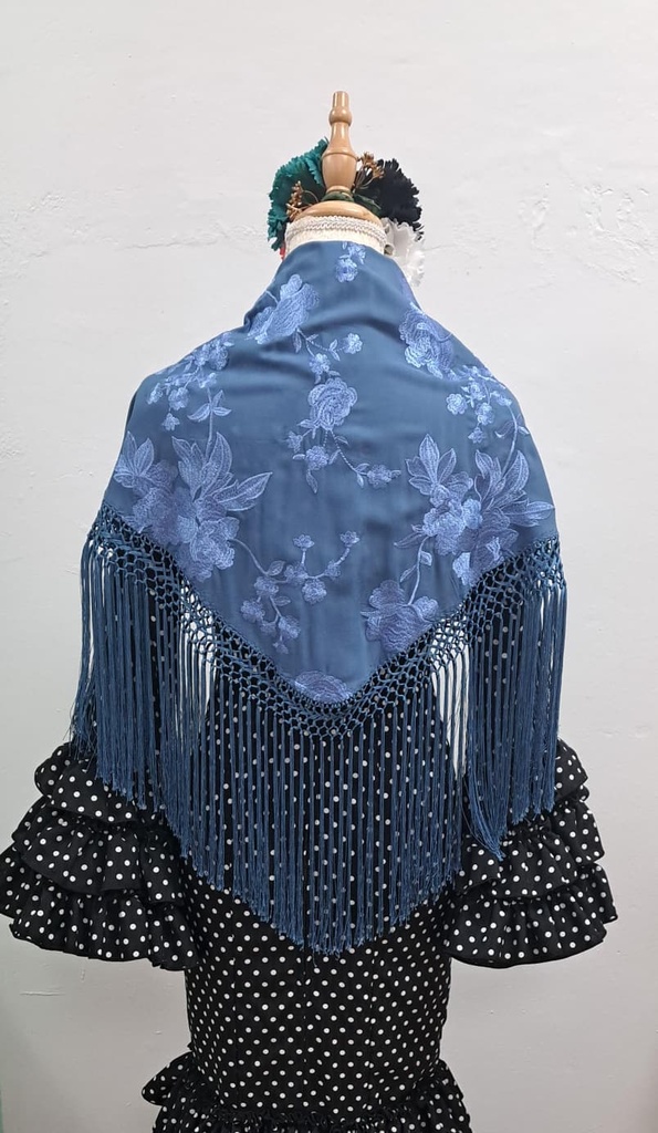 MANTÓN AZUL DUCAL
