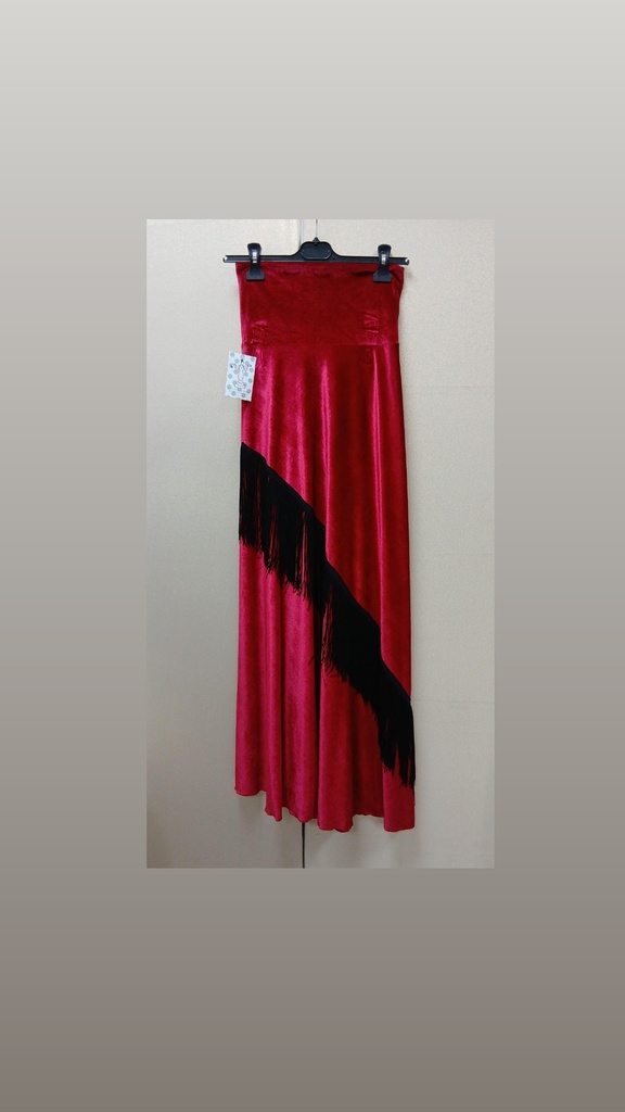 CONJUNTO TERCIOPELO ROJO (Falda)