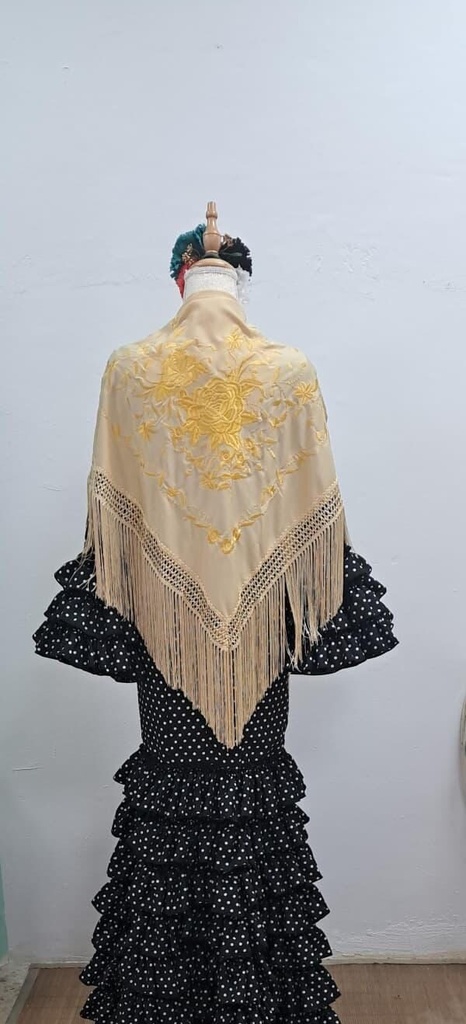 MANTÓN BEIGE LOW COST