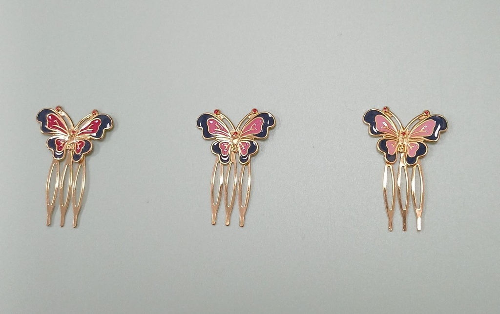 PEINECILLOS MARIPOSA DIVERTIDA (CORAL)