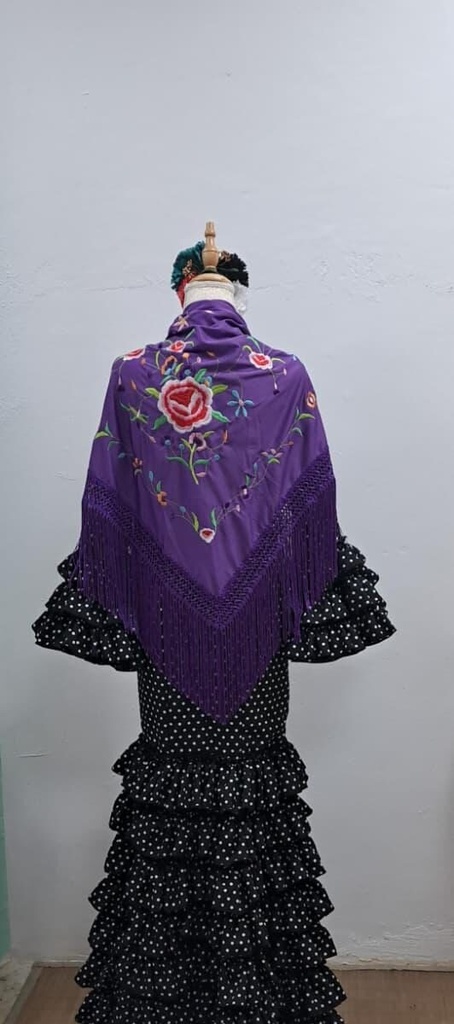 MANTÓN MORADO LOW COST (multicolor)